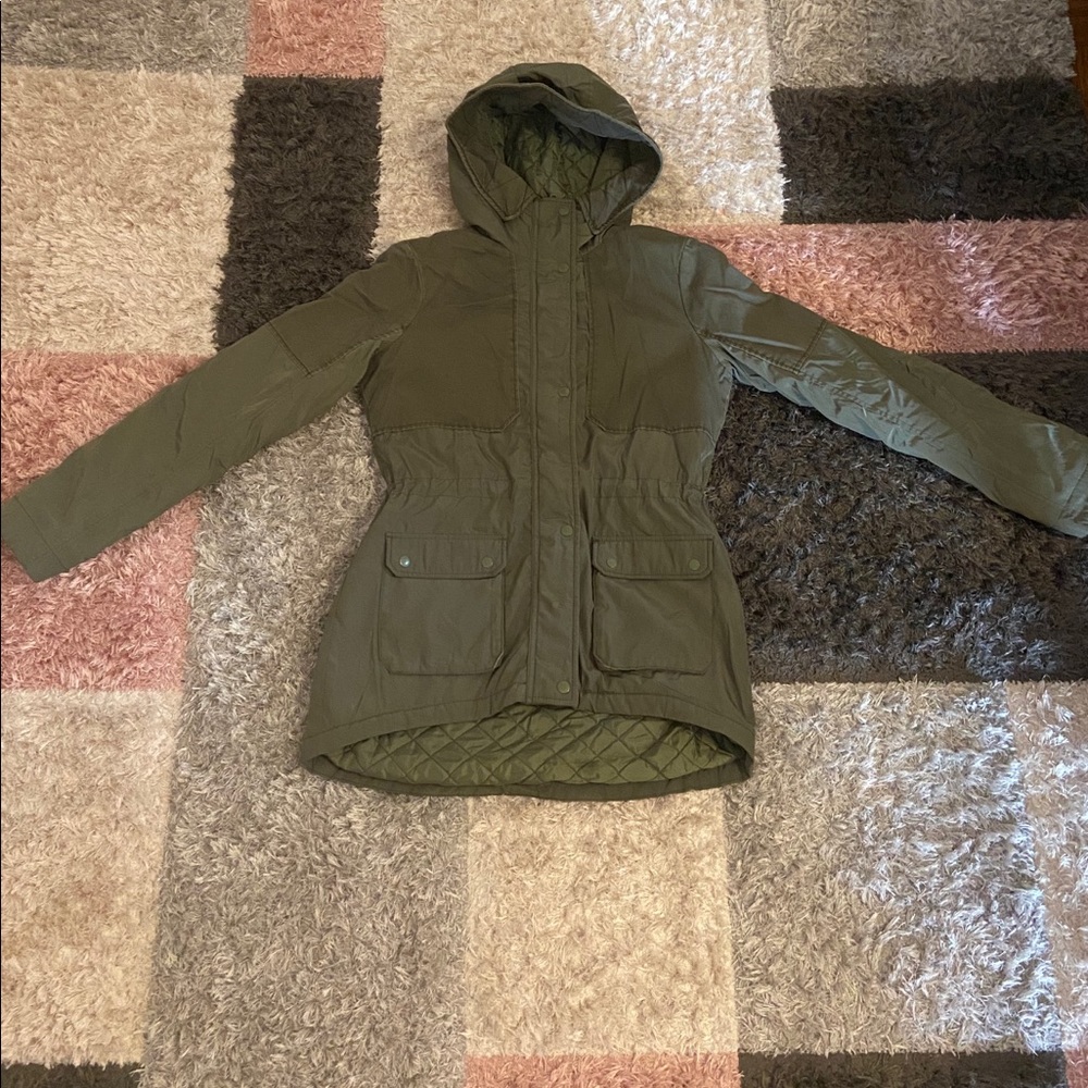 Olive green hollister women jacket